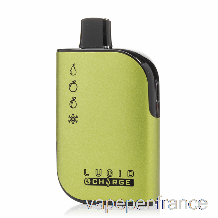 Lucid Charge 7000 Stylo Jetable Pêche Pomme Poire Glace Vape